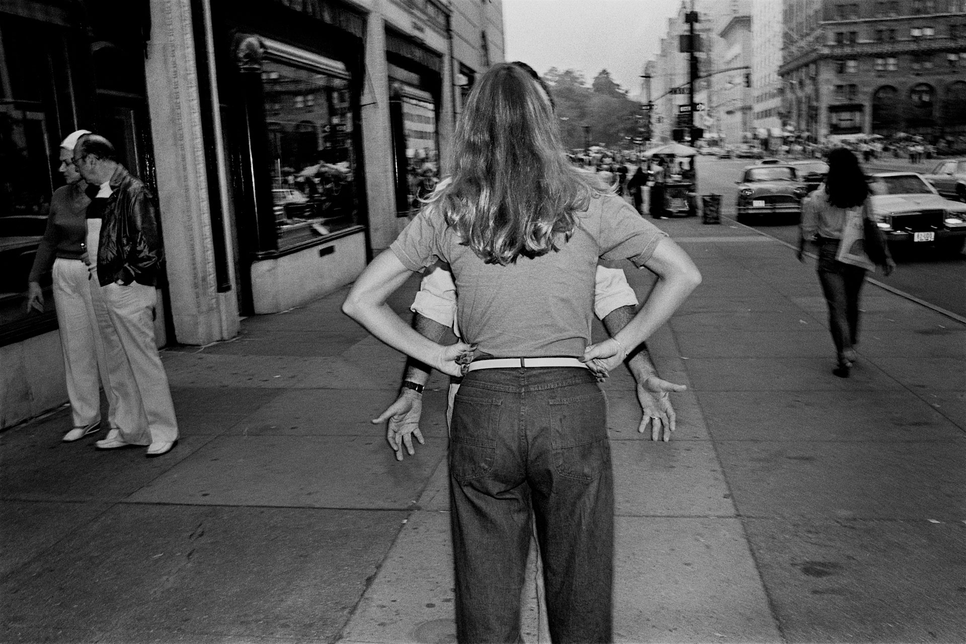 Argument 5th Ave. NYC, 1983. © Richard Sandler